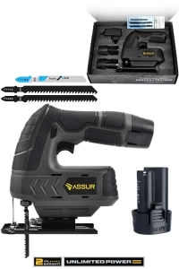Profesyonel 12 V Çift Akülü Şarjlı Dekupaj Testere Makinesi